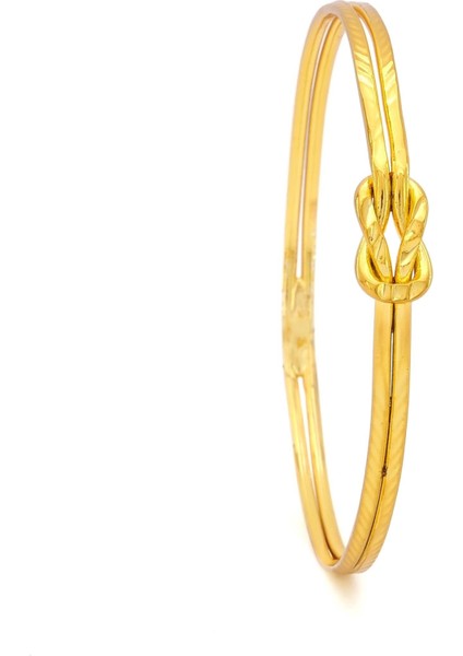 altın kaplama ajda aşk düğümü bilezik- blz-3103