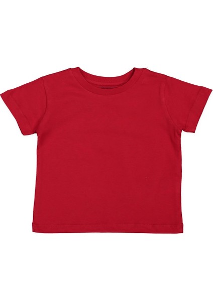 Kız Erkek Çocuk 4'lü Set Düz Kısa Kollu T-Shirt - Çocuk Giyim modelleri