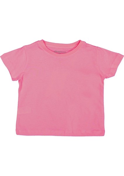 Kız Erkek Çocuk 4'lü Set Düz Kısa Kollu T-Shirt - Çocuk Giyim fırsatları