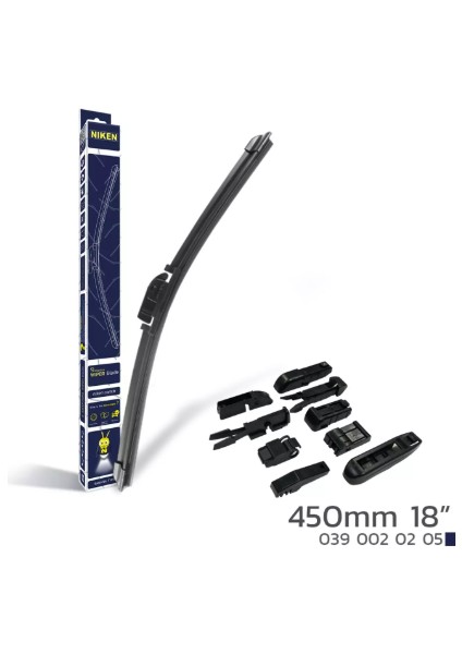 Silecek 450MM 9 Aparatlı Banana Tip