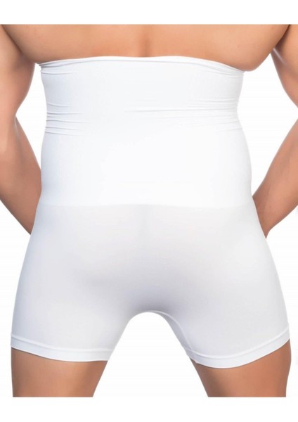 Erkek Beyaz Boxer Paçalı Korse modelleri