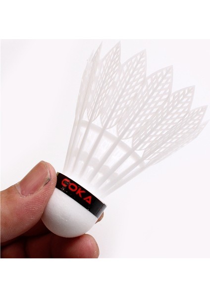 Dayanıklı Badminton Naylon Malzeme Amatör Acemi Yetişkin Eğitim Kauçuk Top Eğlence Özel Top Naylon Top 3 6 12 Paket (Yurt Dışından)