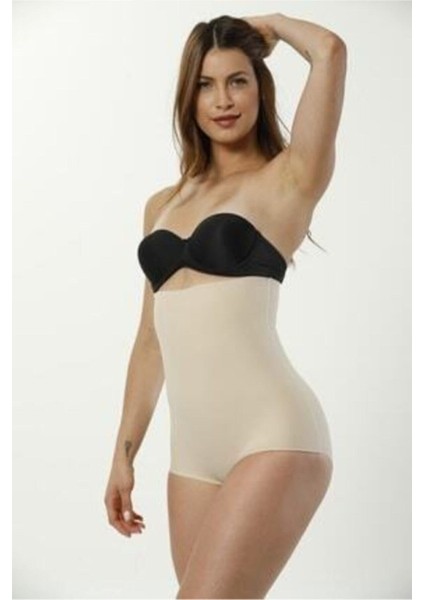 Kadın Lazer Kesim Yüksek Bel Slip Korse