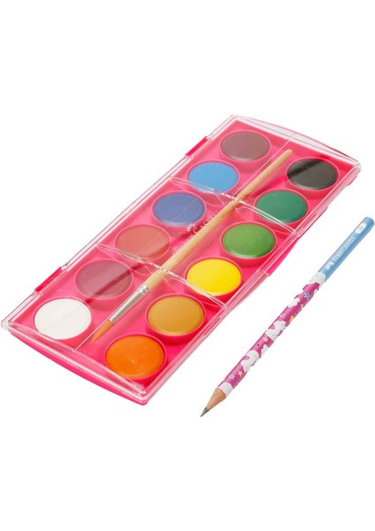 Unicorn Sulu Boya 12 Renk ve Kurşun Kalem modelleri