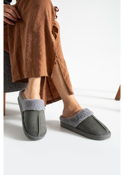 Sagu Kadın Ev Terliği Peluş Ev Terliği Ses Yapmaz Taban Sıcak Şık Kürklü Terlik fiyatları