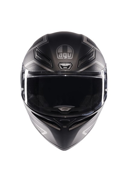K1 S E2206 Slıng Matt Black Grey Kask