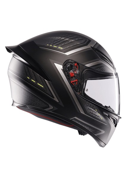 K1 S E2206 Slıng Matt Black Grey Kask fiyatları