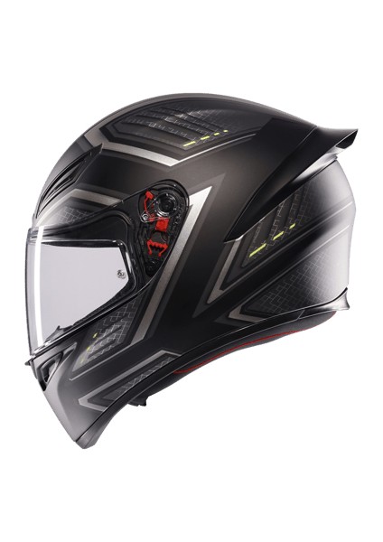K1 S E2206 Slıng Matt Black Grey Kask fırsatları