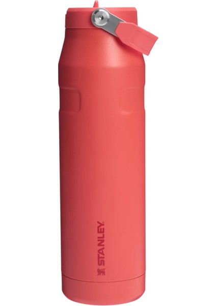 The Iceflow Bottle Flip Straw 2.0 0.7 L - (24 Oz) Hot Coral