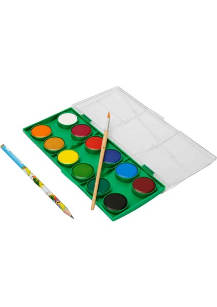 Dino Sulu Boya 12 Renk ve Kurşun Kalem fiyatları