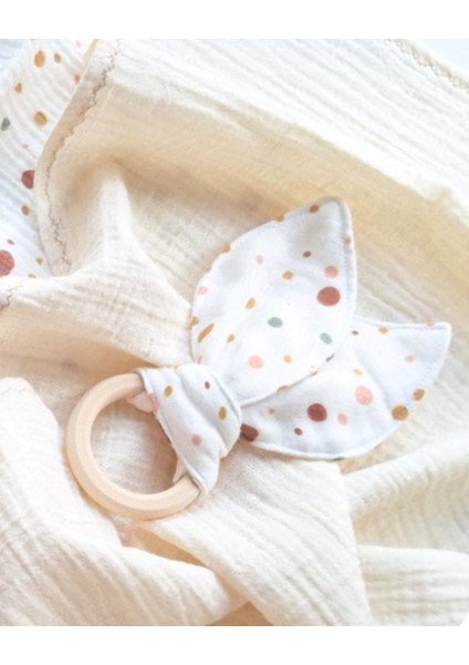 Tuli Dots Harikalar Diyarında Baby Shower Müslin Bebek Hediye Seti