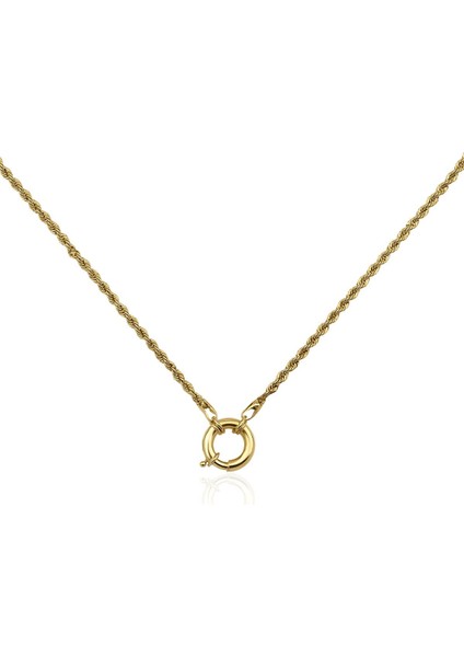 14 Ayar Altın Burgu Halat Zincir Kolye 2.20 mm fiyatları