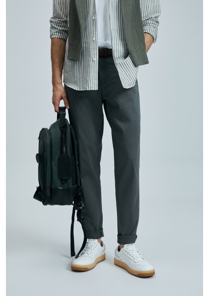 Helt Spor 5 Cep Erkek Pantolon Slim Fit Koyu Yeşil modelleri