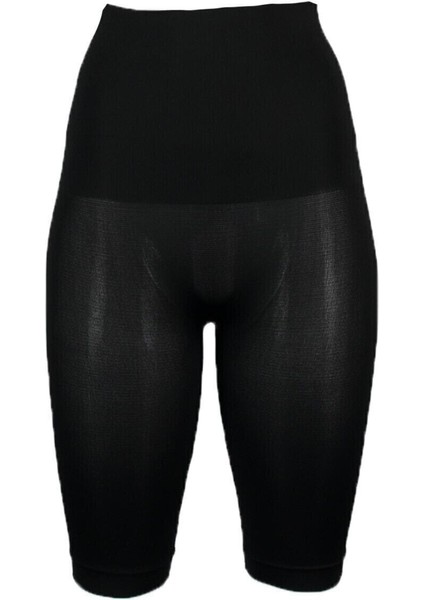 Kadın Siyah Uzun Göbek Korse Nbb 2460