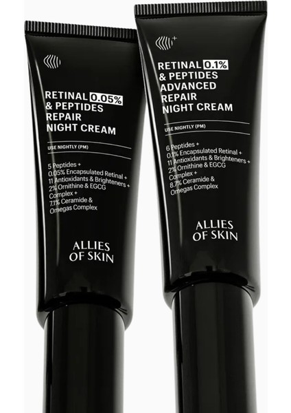 Allıes Of Skın %0,05 Retinal ve Peptit Onarıcı Gece Kremi 30ML fiyatları