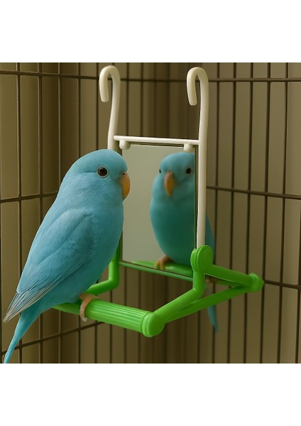 Aynalı Kuş Salıncağı-Kuş Tüneği-Aynalı Kancalı Kafes Tüneği fiyatları