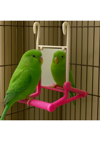 Aynalı Kuş Salıncağı-Kuş Tüneği-Aynalı Kancalı Kafes Tüneği modelleri