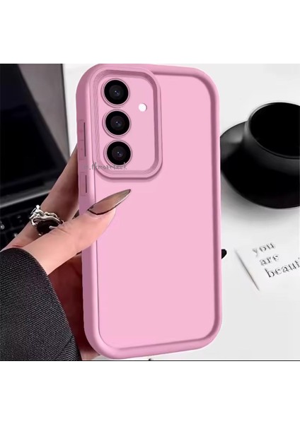 Samsung Galaxy A17 Kılıf Yumuşak Lansman Silikon Kamera Korumalı Çıkıntılı 3D Kalın Kenarlı Kapak