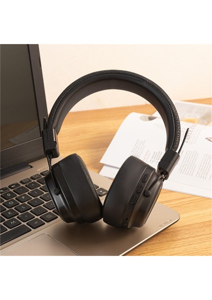 Cep Telefonları Için Ağır Baslı Yeni Ins Amerikan Retro Tarzı Kablosuz Bluetooth 5.3 Kulak Üstü Kulaklık (Yurt Dışından)