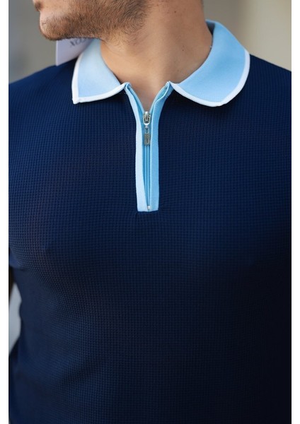 Erkek Renkli Yaka Kısa Kollu Tişört modelleri