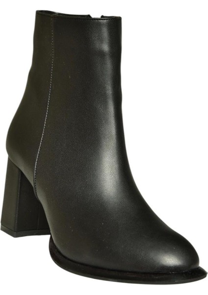 V590166309 Siyah Kalın Topuklu Klasik Kadın Bot indirimleri