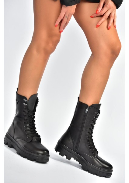 V999049103 Siyah Hakiki Deri Kadın Postal Bot indirimleri