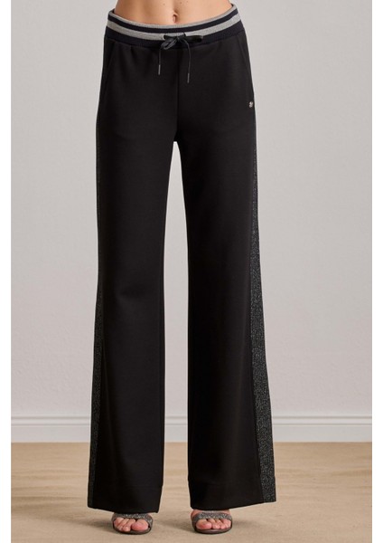 Günlük Giyim Siyah Örme Eşofman Altı modelleri