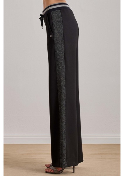 Günlük Giyim Siyah Örme Eşofman Altı fırsatları