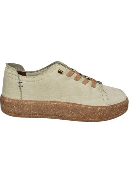 V999060501 Gri Hakiki Deri Nubuk Kadın Spor Ayakkabı Sneakers indirimleri