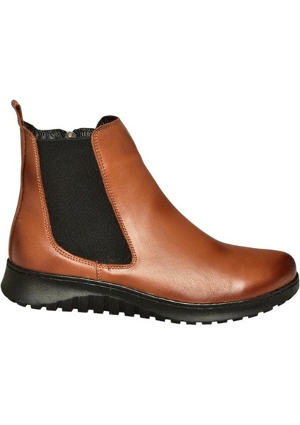 V324501103 Taba Hakiki Deri Kadın Bot indirimleri