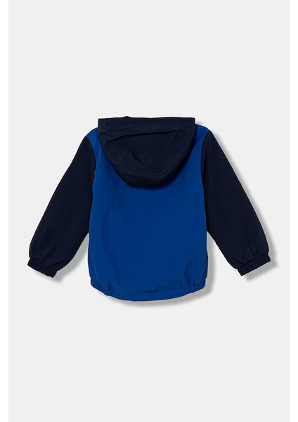 Erkek Bebek Mavi Astarlı Kapüşonlu Yağmurluk fiyatları