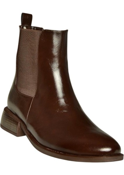 V312367309 Kahverengi Alçak Topuklu Kadın Bot indirimleri