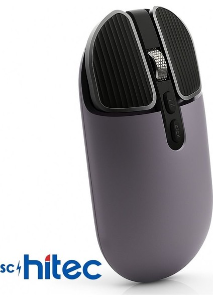 M203 Çift Modlu Taşınabilir Optik Kablosuz 2.4ghz ve Bluetooth Bağlantılı Süper Sessiz Mouse Lila fiyatları