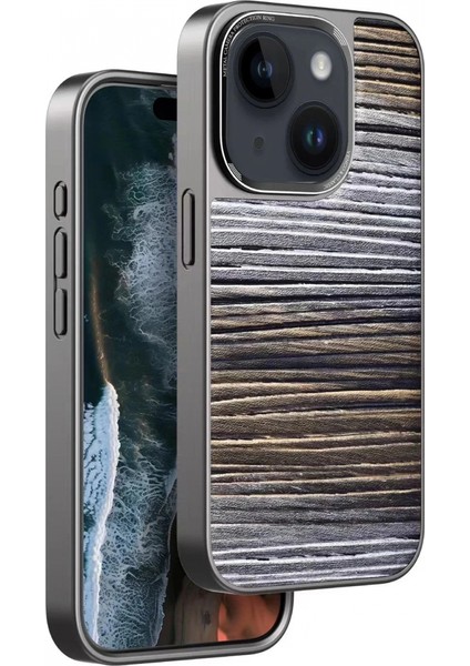 iPhone 15 Wave Kapak - Sarı