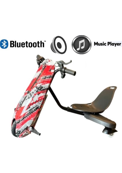 Drift Car Elektrikli Kaykay Hoverboard Bluetooth Hoparlörlü