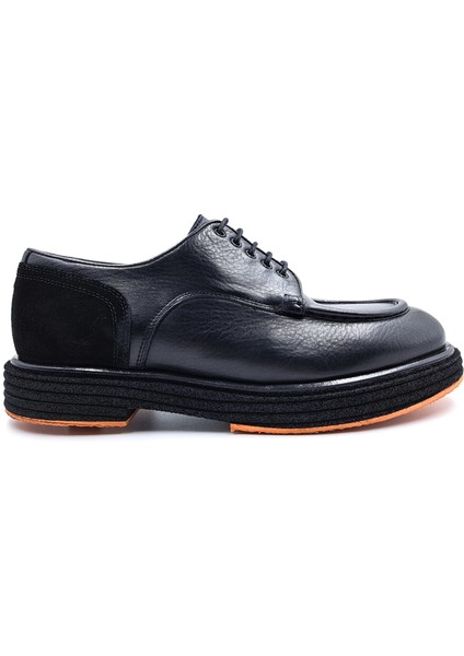 M22328 Hakiki Deri Erkek Bağcıklı Siyah Klasik Loafer Ayakkabı fiyatları