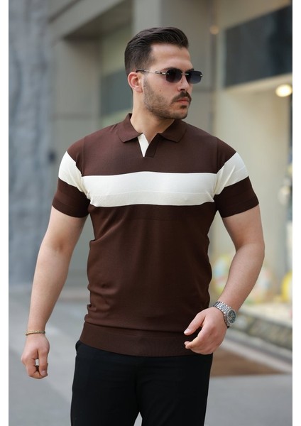 Erkek Yakalı Kısa Kollu Tişört