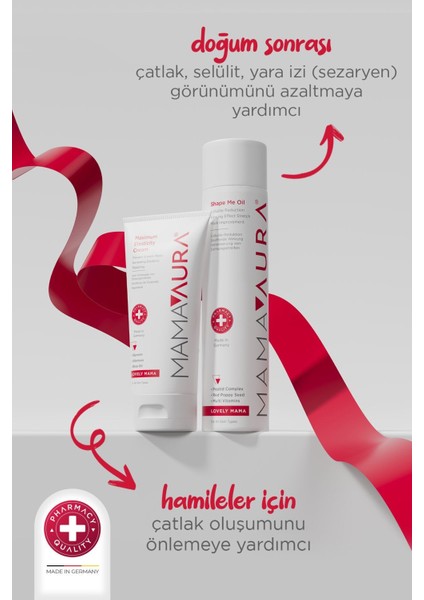 Shape Me Doğum Sonrası Çatlak ve Selülit Karşıtı, Sıkılaştırıcı Vücut Yağı 150 ml – Gelincik Tohumu Ekstraktlı, Paraben ve SLS’siz
