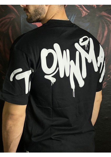 Göğüs ve Sırt Baskılı %100 Pamuk T-Shirt fırsatları