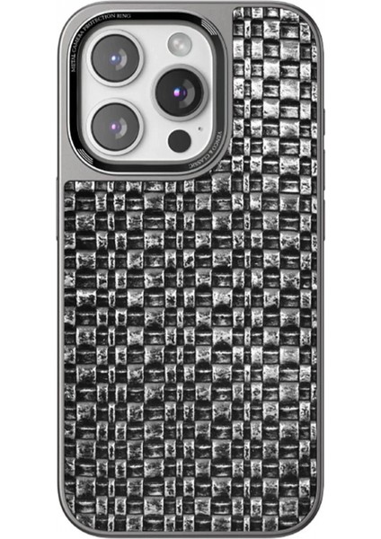 iPhone 15 Pro Brand Kapak - Gümüş