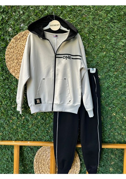 One Baskılı Kız Eşofman Takımı