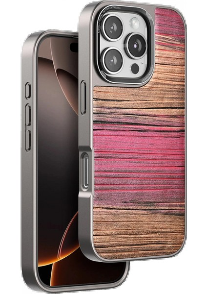 iPhone 16 Pro Wave Kapak - Pembe