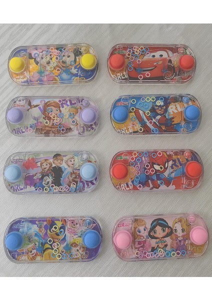 Resimli Yumuşak Tuşlu Suda Halka Geçirme Oyunu 13 cm 1 Adet