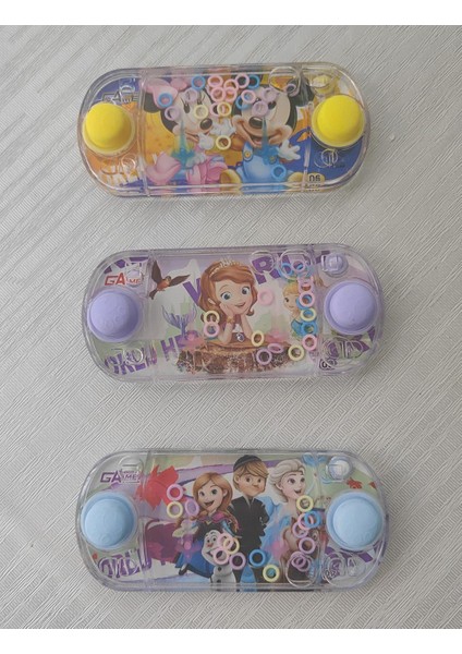 Resimli Yumuşak Tuşlu Suda Halka Geçirme Oyunu 13 cm 1 Adet modelleri