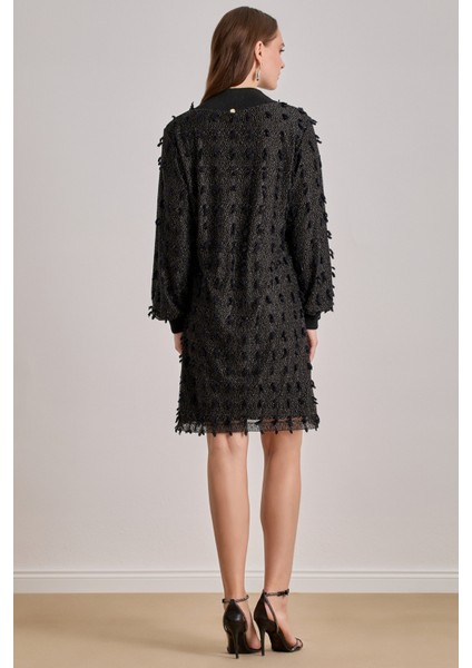 Diz Boy Siyah Dantel Elbise fiyatları