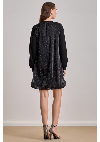 Diz Boy Siyah Tül Elbise fiyatları