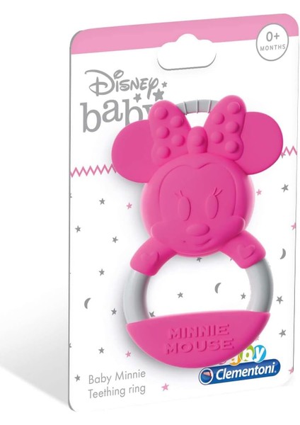 Clementoni 17342 CLEMENTONI-17342 Disney Minnie Yeni Doğmuş Oyuncak Bebek Teether