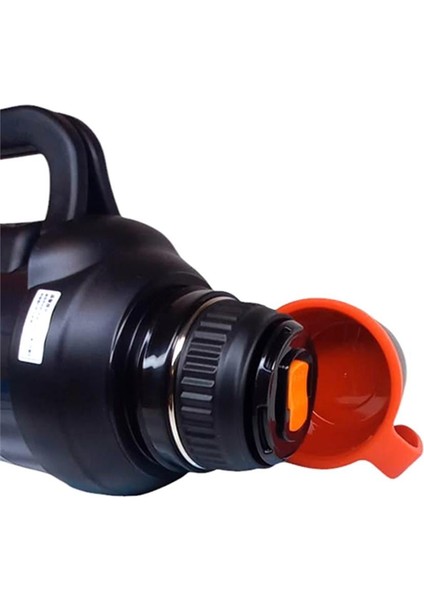 4lt Çelik Termos Kampçı Termosu Siyah fırsatları