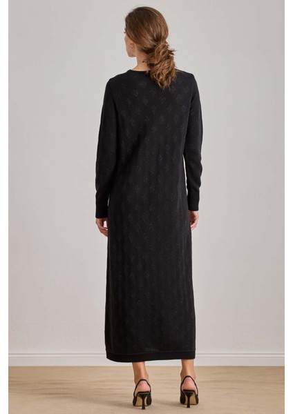 Uzun Siyah Triko Elbise fiyatları