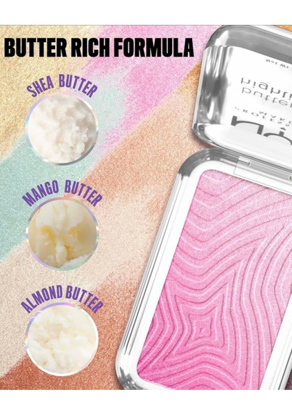 Nyx Professional Makeup Buttermelt Highlighter Kremsi Pudra Aydınlatıcı - 15 U Butta Werk Allık modelleri